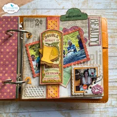 Memory Binder Square Page - Golden Honey