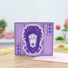 Gemini Create A Card Die - Ornate Pop-Out Majestic Damask