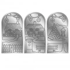 Gemini Elements Dies - Triptych Quaint Village