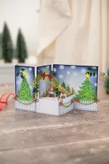 Gemini Clear Stamps and Die - XMAS 3D Scene Christmas Cottage