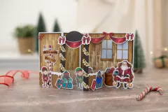 Gemini Clear Stamps and Die - XMAS 3D Scene Santas Grotto