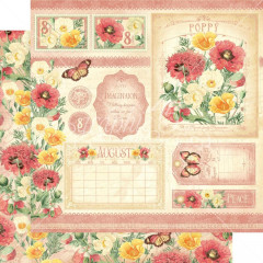 Flower Market Designpapier - August