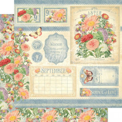 Flower Market Designpapier - September