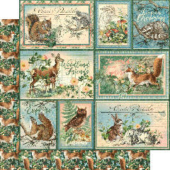 Woodland Friends 8x8 Paper Pad