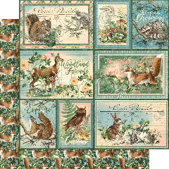 Woodland Friends 8x8 Paper Pad