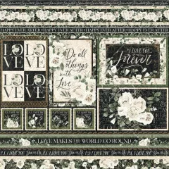 P.S. I Love You Designpapier - Happy Ever After