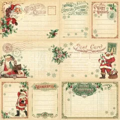 Letters To Santa - Designpapier - Sweets And Treats