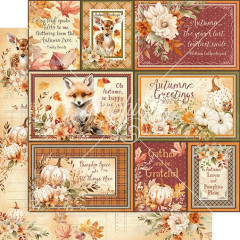 Autumn Greetings - Designpapier - Gather And Be Grateful