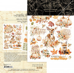 Rub-On Transfer - Autumn Greetings