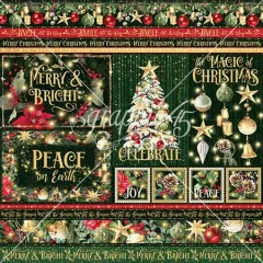 Merry & Bright - Designpapier - Celebrate Peace