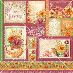 Season To Celebrate - Designpapier - Autumn Cut-Apart