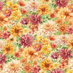 Season To Celebrate - Designpapier - Autumn Floral