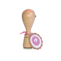 Stempel flächig Kreis Naht Eis