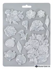 Soft Mould A4 - Casa Granada Pomegranade and Flowers