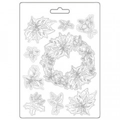 Soft Mould A4 - Poinsettia