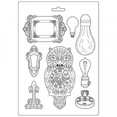 Soft Mould A4 - Sir Vagabond owl and memories