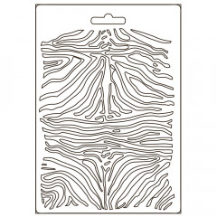 Soft Mould A5 - Savana Zebra Pattern