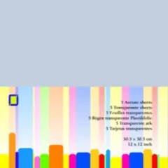 Transparente Kunststofffolie 12x12 (Acetat)