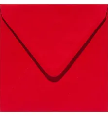 Papicolor Umschlag Quadrat - rot