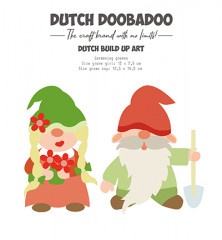 Dutch Card Art Schablone - Gartenzwerg