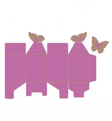 Multi Frame Die - Box with Butterfly