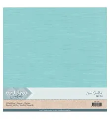 12x12 Linen Cardstock - Hellblau