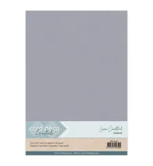 A4 Linen Cardstock - Elefantengrau