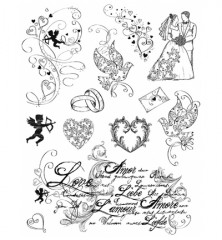 Clear Stamps - Hochzeit