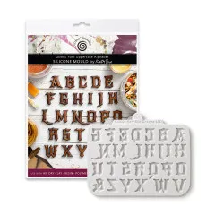 Katy Sue Designs - Silicone Mould - Gothic Font Uppercase Alphabet