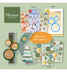 Marianne Design Sticker - Elines Animals Christmas & Winter