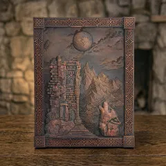 Katy Sue Designs - Silicone Mould - Mystical Mountain Scene