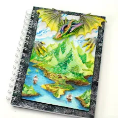 Katy Sue Designs - Silicone Mould - Mystical Mountain Scene