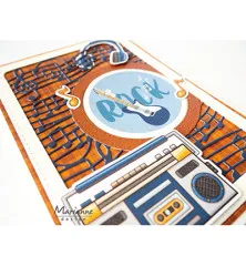 Clear Stamps - Music Swirl