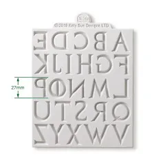 Katy Sue Designs - Silicone Mould - Iron Alphabet
