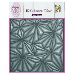 3D Embossing Folder - Origami Stars