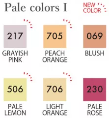 ZIG Clean Colors Set - Pale colors I