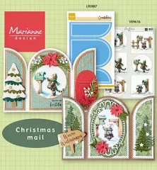 Schneidebogen A4 - Christmas Mail