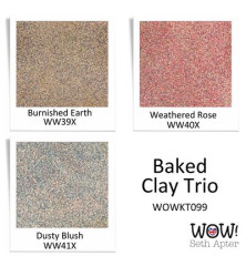 WOW! Trios Set - Baked Clay by Seth Apter