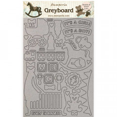 Stamperia Greyboard A4 - Sleeping Beauty Baby