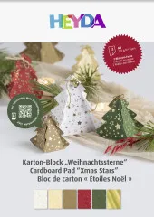 Karton-Block 'Weihnachtssterne'