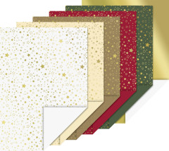 Karton-Block 'Weihnachtssterne'