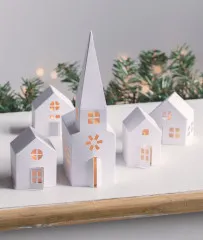 Lichtdorf-Set - weiß