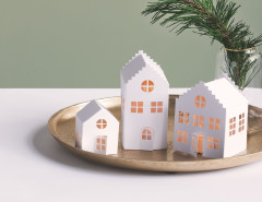 Lichthäuser-Set - weiß