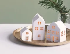 Lichthäuser-Set - weiß