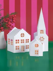 Lichthäuser-Set - weiß