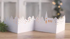 Lichtdorf-Set Leporello - weiß