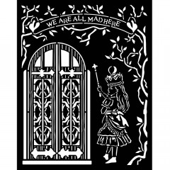 Stamperia Thick Stencil - Alice Door