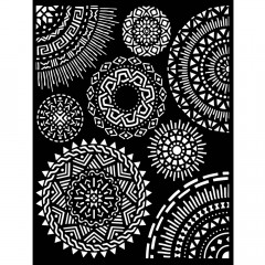 Stamperia Thick Stencil - Savana Tribal Circles