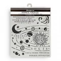 Stamperia Thick Stencil - Fortune - Constellation