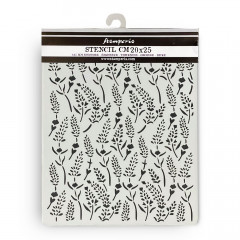 Stamperia Thick Stencil - Lavender - Pattern